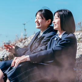 生徒たちの笑顔