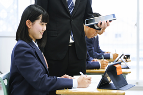 1人1台のタブレット