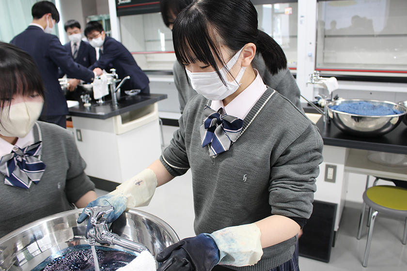 藍染め