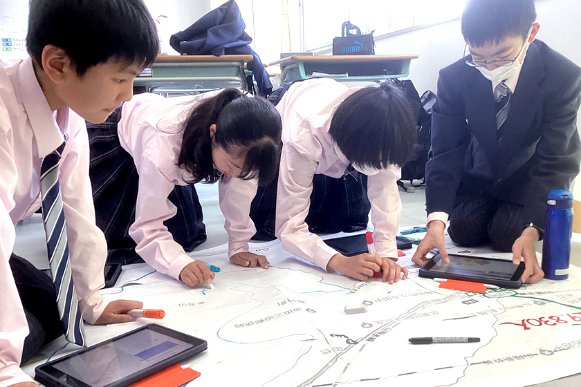 海田町マップ作り